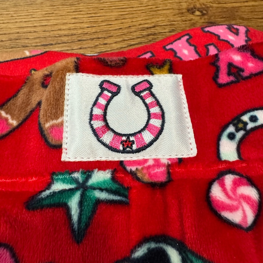 Holiday Time Sleep Shorts Women’s Small Western Cowboy Gingerbread - Picture 4 of 8